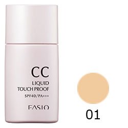 Kose FASIO CC Liquid Touch Proof 01