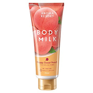 KRACIE Aroma Resort Body Milk Sweet Peach 200g