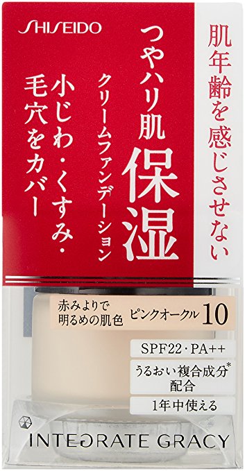 Shiseido Integrate Gracy Moist Cream Foundation POC10