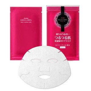 Shiseido AQUALABEL Hyaluronic Acid Mask | Moisture Charge Mask 23ml x 4 sheets