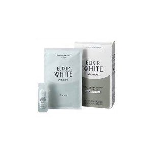 Shiseido Elixir WHITE Clear Effect Whitening Essence Mask Set