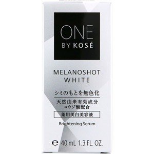 ONE BY KOSÉ MELANOSHOT WHITE 40ml×３本セット One By Kose Melanoshot White W (40ml) : : Beauty